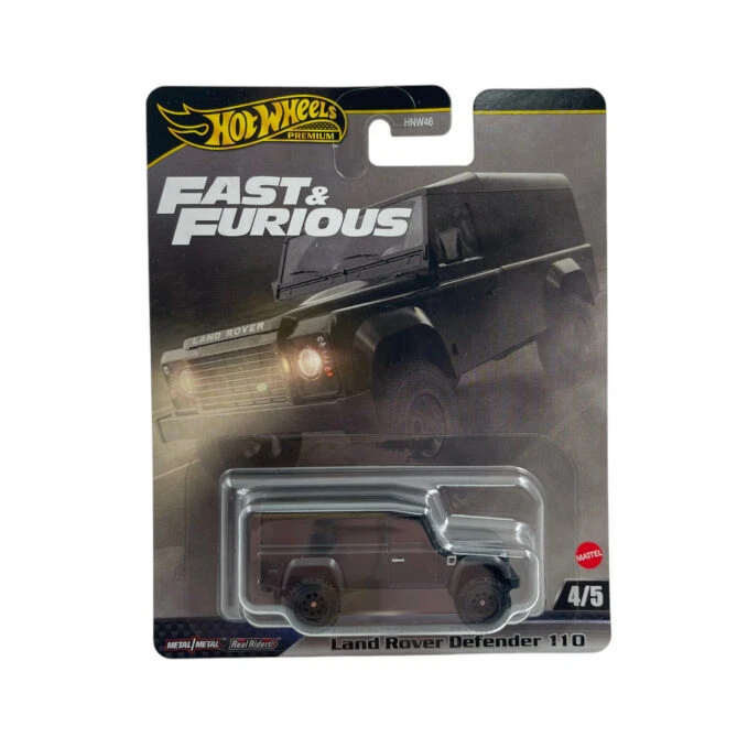 Modellino Auto Hotwheels 1/64 Fast&Furious Land Rover Defender 110 Black - Immagine 1 di 1
