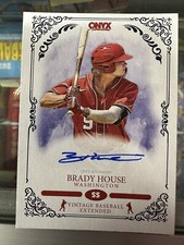 BRADY HOUSE 2022 ONYX VINTAGE EXTENDED BASEBALL BLUE INK AUTO /400