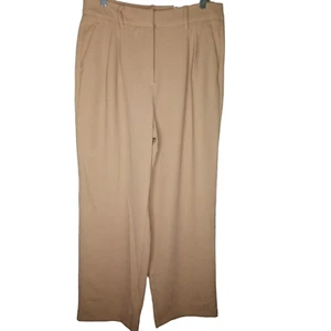 Nine West Wide Leg High Rise Cream/Beige Career Trousers (NWT) - 8 - Picture 1 of 9