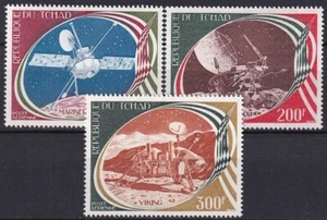 Chad 1977 Yvert A 205/07 aerofilato espacial MNH VF - Imagen 1 de 1