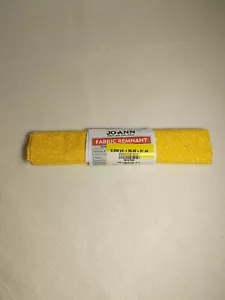 Jo-Ann Fabric Remnant Brand Illusions Floral Yellow 44" 100% Cotton (.250 yd) - Picture 1 of 5