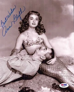 Ann Blyth Signed 8x10 Auto w-Ins Veda Pierce Mildred Actress Singer - Picture 1 of 1