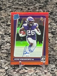 2021 Panini Donruss Optic Kene Nwangwu Red /75 On Card Auto - Picture 1 of 2