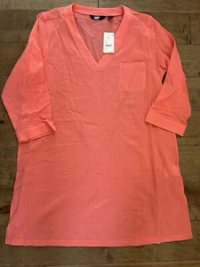 Lands’ End Damengröße Medium 10-12 orange Schwimmen Überwurf neu mit Etikett - Bild 1 von 4