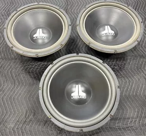 (3) TRIO JL AUDIO 18W6 v1 subwoofers subs sub speaker subwoofer 18 w6 OLD SCHOOL - Picture 1 of 17