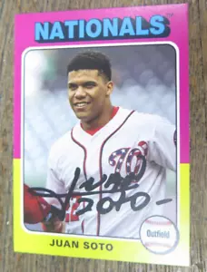 2019 Topps Archive Juan Soto Washington Nationals #119 Baseballkarte - Bild 1 von 5
