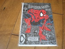SPIDER-MAN #1 (1990 Series) Marvel Comics 'Black 7 Silver Cover' NM