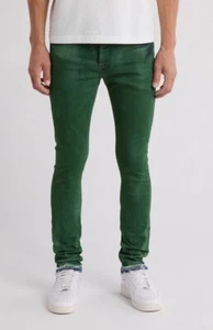 Purple Brand Jeans Mens Slim Fit Low Rise P001 $295 Green Size 29/30 - Picture 1 of 3