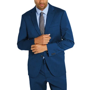 Kenneth Cole REACTION Men's Suit Jacket Size 46 Reg Blue - Picture 1 of 3