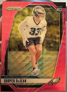 2024 Panini Prizm - Rookies Cooper DeJean #321 Pink Prizm (RC) Eagles - Bild 1 von 2