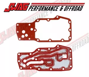 Genuine OEM Block Mounted Oil Cooler Gaskets Fits 08-15 Dodge 6.7 6.7L Cummins - Picture 1 of 3