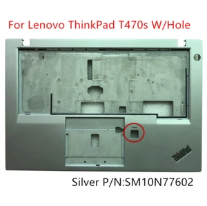 01ER105 Silver New For Lenovo Thinkpad T470S Palmrest Case Keyboard Bezel Cover - Picture 1 of 2