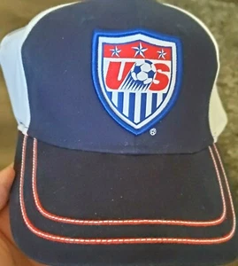 OFICIAL DE FÚTBOL DE EE. UU. Mercancía Sombrero de Béisbol Azul Gorra Correa Nuevo con Etiquetas - Imagen 1 de 4