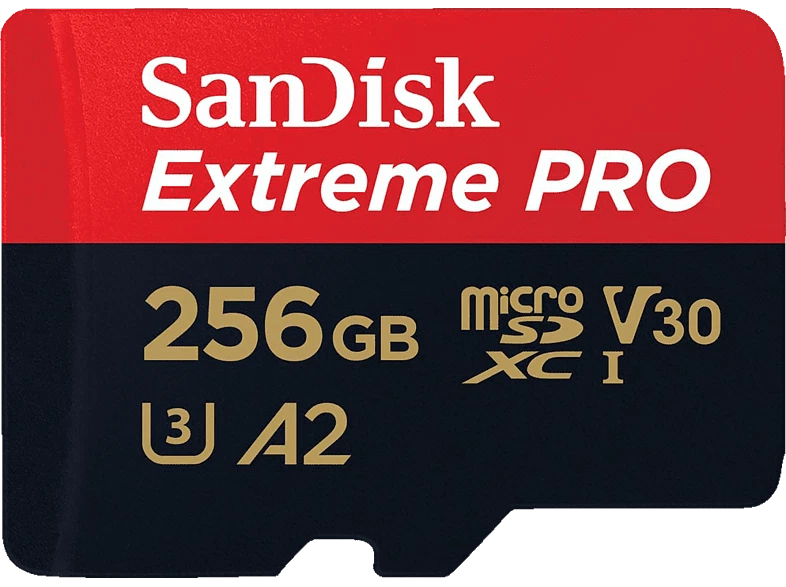 SANDISK Extreme PRO® UHS-I, Micro-SDXC Speicherkarte, 256 GB, 200 MB/s - Bild 1 von 1
