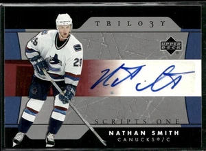 2005/06 UD TRILOGY SCRIPTS ONE NATHAN SMITH AUTOGRAPH #SFS-NS - Bild 1 von 2