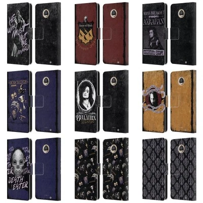 HARRY POTTER DEMENTORS KISS LEATHER BOOK WALLET CASE COVER FOR MOTOROLA PHONES 2 - Image 1 of 4