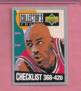 1994-95 Collector's Choice Michael Jordan Silver Script Checklist #420 1994-95 - Bild 1 von 2