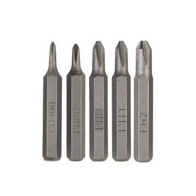 High strength Screwdriver Bits PH0000 PH000 PH00 PH0 PH1 PH2 4mm Hex Shank - Image 1 of 4
