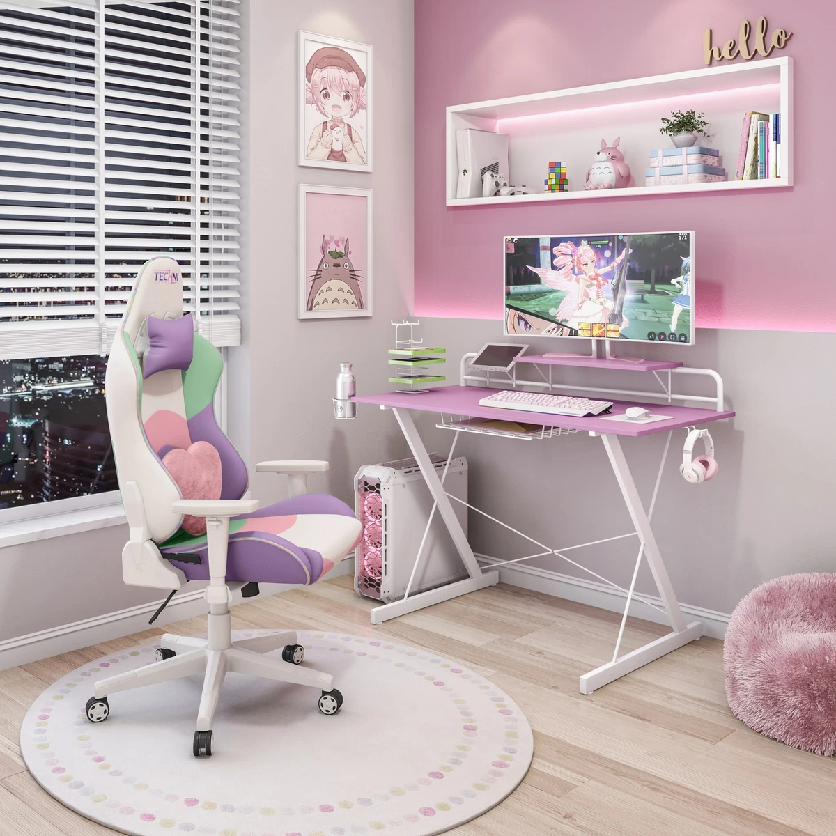 Elephance Escritorio Plegable, No Requiere Montaje, 31.5 Pulgadas, Pequeño Escritorio Plegable Para Computadora Para Espacios Pequeños, Ahorro De | Compra Online En Yaxa
