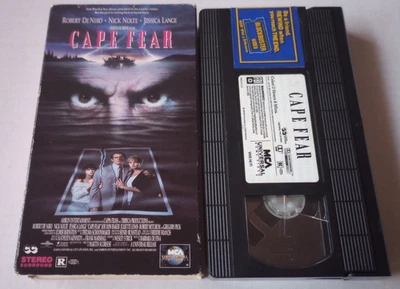 Cape Fear VHS HS Video 1991 Movie Universal MCA Thriller Sam Bowden Max Cady - Image 1 of 4