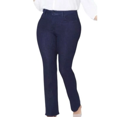 NYDJ Barbara Bootcut Jeans Mid Rise Dark Wash Slimming Women’s Plus Size 18W - Image 1 of 4