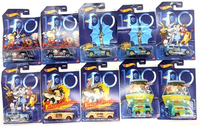 *МОРЩИНИСТАЯ КОРОБКА ЛОТ ИЗ 10* 2023 Hot Wheels WARNER BROS 100-я ГОДОВЩИНА - Изображение 1 из 4