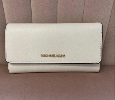 Cartera multifunción mediana de viaje Michael Kors Jet Set nueva con etiquetas *originalmente 228 $* Foto 1 de 3