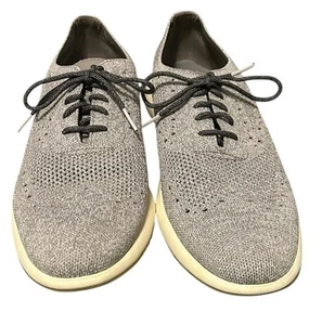 Cole Haan Grand Men’s Gray Wingtip Oxford Sneakers Dress Shoes Size 11 - Picture 1 of 9