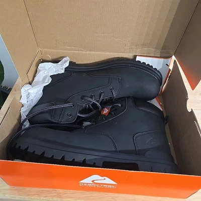 New US 11 1/2 MEN'S BOOT M OT TROY II OZARK TRAIL BLACK HUNTING HIKING OUTDOOR - Image 1 of 4