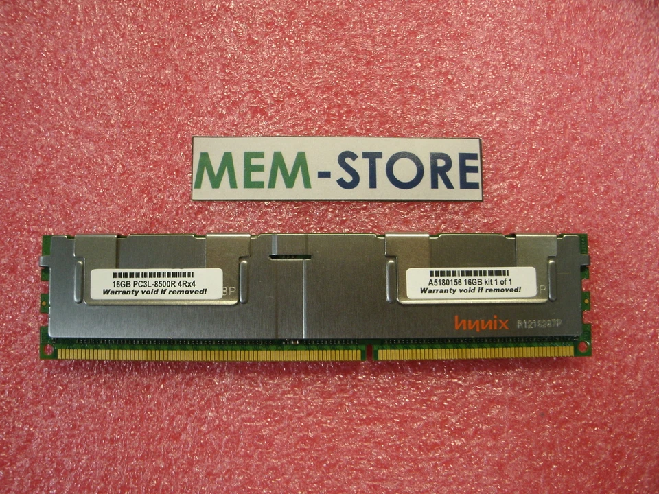 A5180156 16GB (1x16GB) DDR3 1066MHz PC3L-8500 RDIMM  Memory Dell PowerEdge R510 - Image 1 of 1