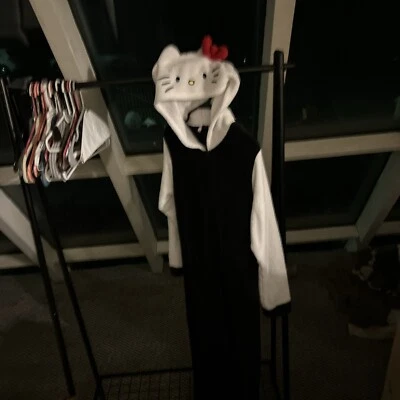 Hello Kitty One Piece  Bodysuit pj Pajama L Large - Image 1 of 4