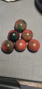 6 HTF 5/8" HAND SELECTED JABO CLASSIC MARBLES $5.99 LOT 2A1C - Bild 1 von 1
