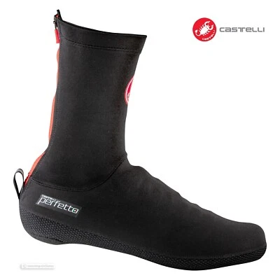 Castelli PERFETTO Cubiertas para Zapatos de Ciclismo Botines Térmicos de Invierno: NEGROS ~ Un Par Foto 1 de 2