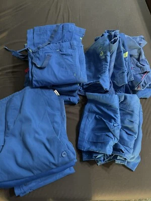 Conjuntos exfoliantes médicos de enfermería camisas pantalones chaquetas mujeres hospital Foto 1 de 3