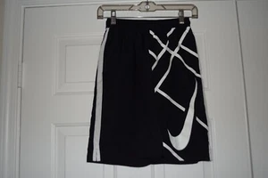 Nike Dri-Fit Youth Size L Black and White Athletic Shorts - Picture 1 of 7
