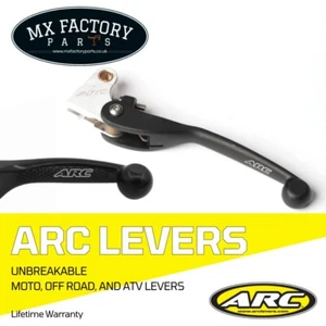 ARC SHORTY Clutch Lever Memlon Coarse Folding Flex CR125 250 CRF250R/RX 04-26 mx - Picture 1 of 3