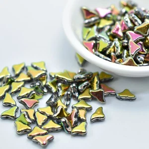 20 Beads - Helios® par Puca® Paris - Full Vitrail - Czech Glass - Picture 1 of 2