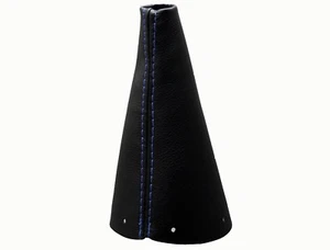 Hellblau Faden Echtleder Schaltmanschette Schaltsack Für CITROEN C4 I (04-11) - Picture 1 of 1