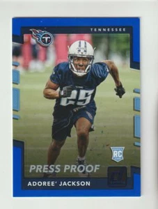2017 Donruss Press Proof #398 Adoree' Jackson rookie card, New York Giants - Picture 1 of 1
