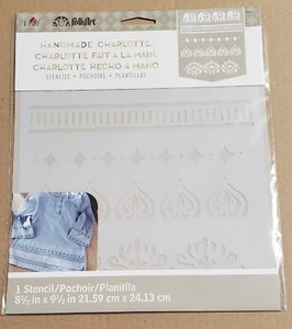 FolkArt Handmade Charlotte Stencil 8.5 × 9.5 Sealed - Picture 1 of 1