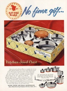 1953 Revere Ware: Kitchen Jewel Chest Vintage Print Ad - Picture 1 of 1