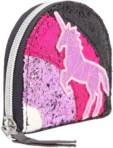 Depesche Ylvi and the Minimoomis Handtasche Glitzer Einhorn Handtasche Mädchen Regenbogen Portemonnaie - Bild 1 von 5
