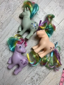 My Little Pony Retro Vintage 35th Anniversary 2017 Parasol Space Set Of 3 - Picture 1 of 5