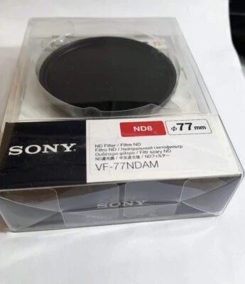 Sony 77mm ND-8 Neutral Density Lens Filter Japan ND8X ND 8X ND8 77 mm Genuine - Image 1 of 4