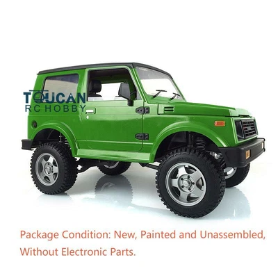 1/6 Scale RC Capo 4*4 Rock Crawler SIXER1 Car KIT Painted Green DIY Model KIT - Image 1 of 4