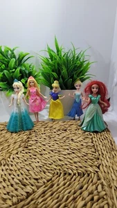 Disney Princess Magiclip Magic Clip Dolls Figures Lot Set Dresses Princesses P5 - Picture 1 of 4