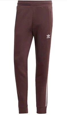 Pantalones Adidas Originales Para Hombre Adicolor Classics 3 Rayas Medianos Sombra Marrón NUEVO Foto 1 de 4