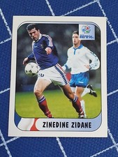 Football sticker #155 Zinedine Zidane France UEFA EURO England 1996 Merlin edit