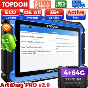 TOPDON ArtiDiag PRO 2.0 Car Diagnostic OBD2 Code Scanner Full System ECU Coding - Picture 1 of 24