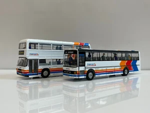 Corgi 45003 - Diligenza Alizee Leyland Olympian/ecw & Van Hool - Set di 2 in scatola - Foto 1 di 21